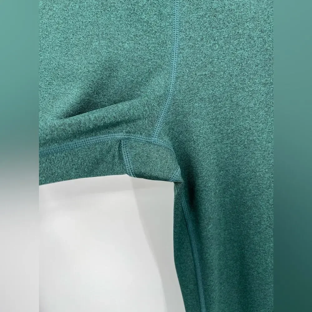 GAP Fit Teen Girl’s Crossover High Rise Flare Leggings Pants Dark Green Sz 14-16